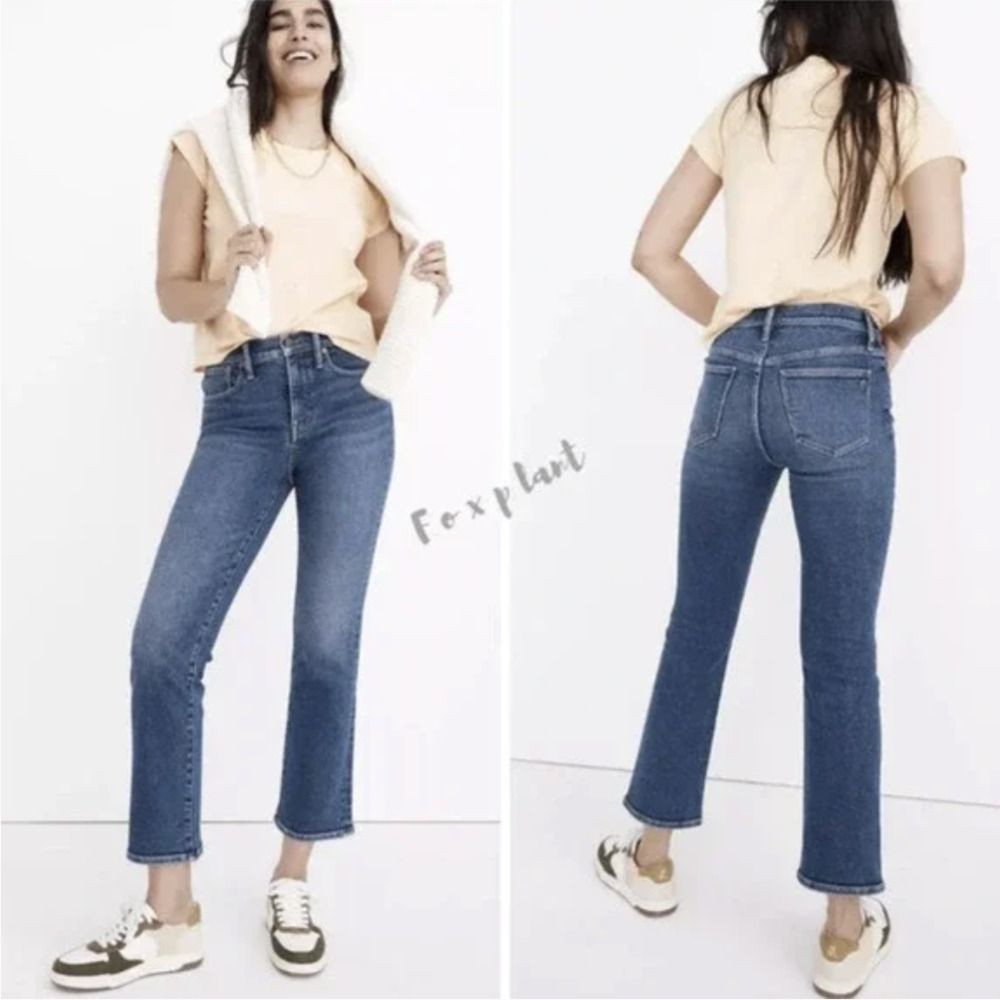 NEW Madewell Cali Demi-Boot Jeans in Bodney Wash, 25